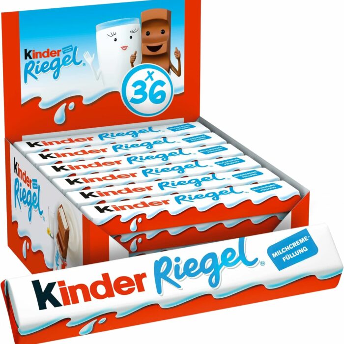 Kinder Riegel Einzelriegel, 36er Pack (36 x 21g)