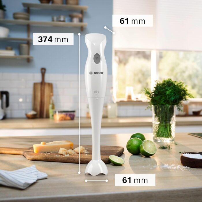 Bosch MSM6B150GB Hand Blender with Beaker, 300W - White