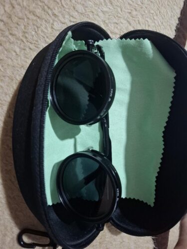 Fashionable Adjustable Sunglasses: Suitable for retro punk parties, sunshade, sun protection and festivals like Easter, graduation season, Halloween and Christmas. With aluminum-magnesium lenses, alloy frames, a glasses case and a lens cloth. photo review