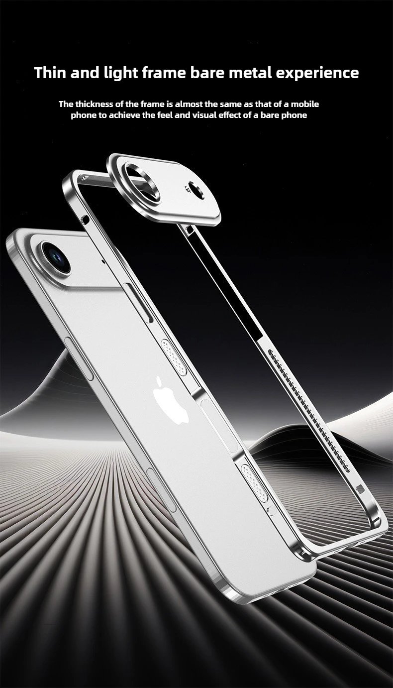 Luxury Case Metal Frame for iPhone 17 Series