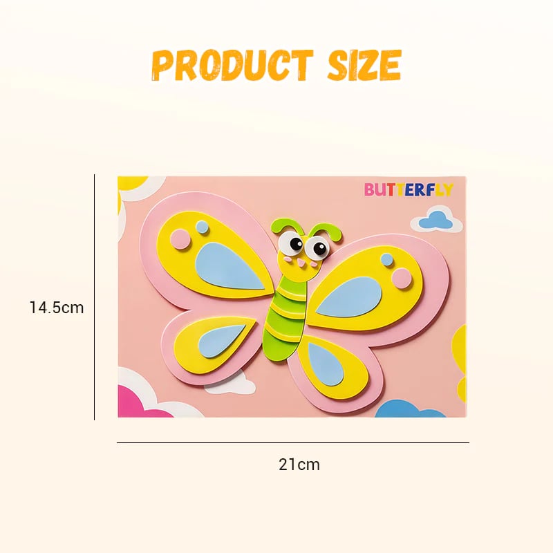 🧩🧩Children's DIY 3D EVA Sticker Craft