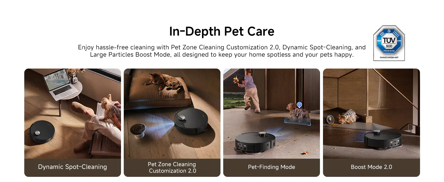 X50 Ultra Robot Vacuum and Mop - Halloween Limited time 10% discount Auto-Empty and Mop Self-Cleaning, 20,000Pa Suction, Obstacle Avoidance and 360° Navigation, Corner to Edge Deep Cleaning, Detangling Brush