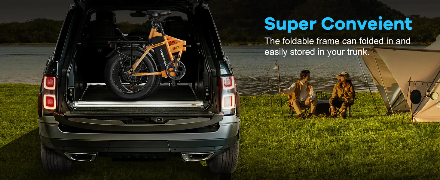 Foldable electric bicycle Up to 100Mile,35mph